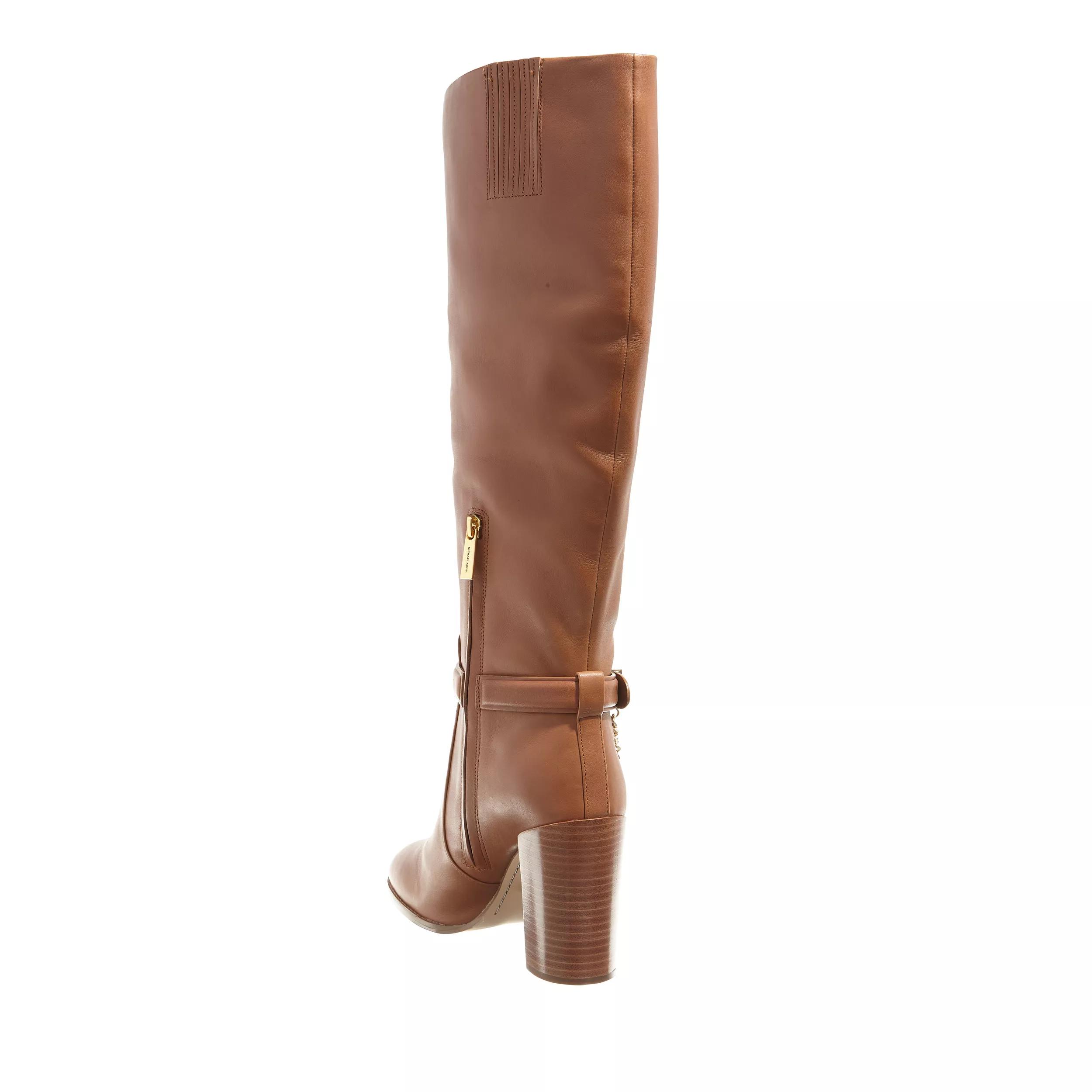 Michael kors hot sale boots tan