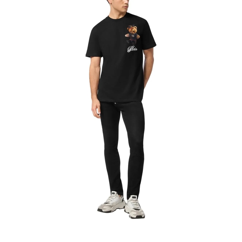 Philipp Plein T-Shirt T-Shirt Rundhalsausschnitt Ss Teddy schwarz(Image 2)