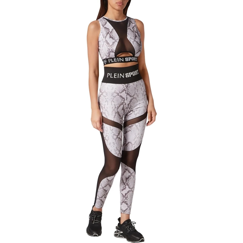 Plein Sport Leggings Leggings Python grau(Image 4)