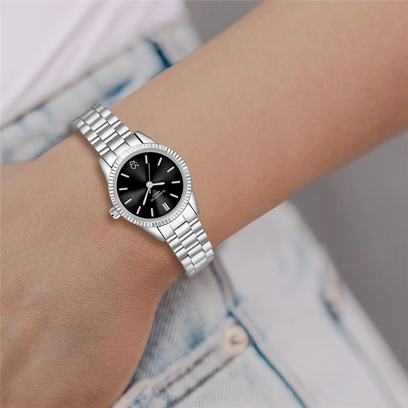 Glanzstücke München Automatikuhr Damen Armbanduhr Edelstahl silber(Image 2)