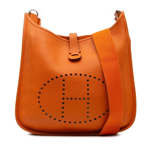Hermès Sac à bandoulière 2013 Clemence Evelyne III PM orange