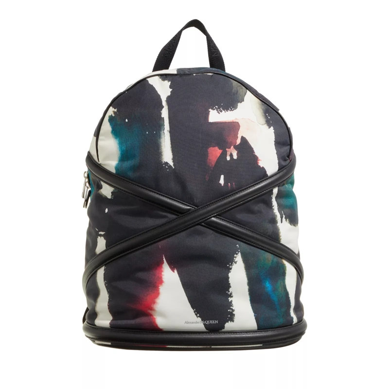Alexander McQueen Rucksack Backpack McQueen Watercolor 8490 multicolor