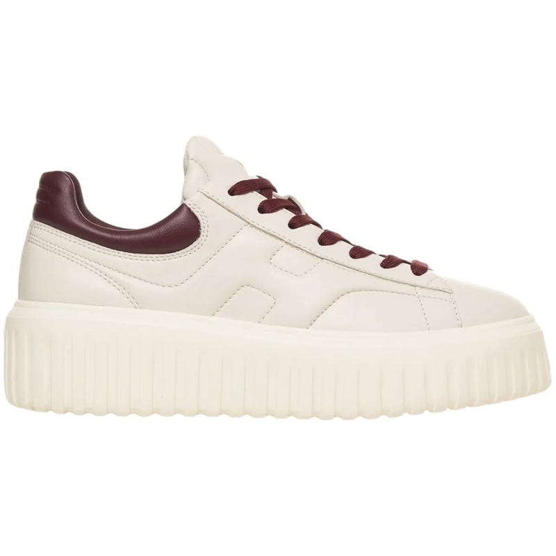 Hogan Low-Top-Sneaker Sneakers 'H-Stripes' weiß