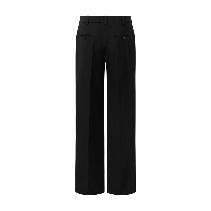 windsor. Freizeithose Businesshose aus Schurwolle Schwarz(Image 5)