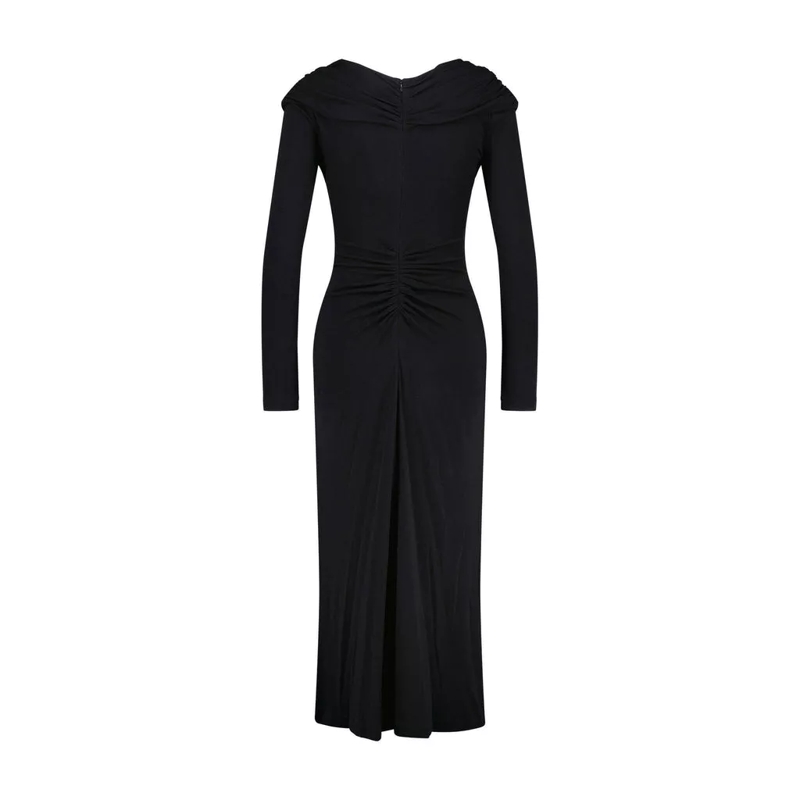 Diane von Furstenberg  Jerseykleid SYLVIANA mit Wolle Schwarz(Image 3)