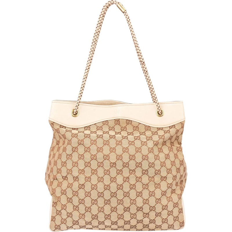 Gucci Schultertasche Gucci GG Monogram Leather String Shoulder Bag mehrfarbig