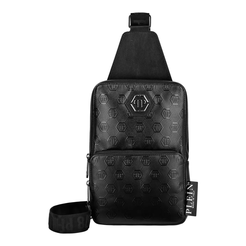 Philipp Plein Schultertasche Umhängetasche Monogram schwarz