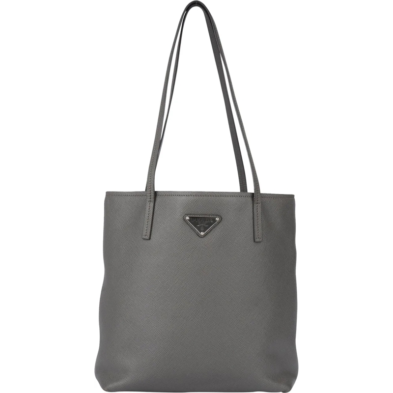 Prada Schultertasche Prada Grey Saffiano Cuir Leather Shoulder Bag mehrfarbig