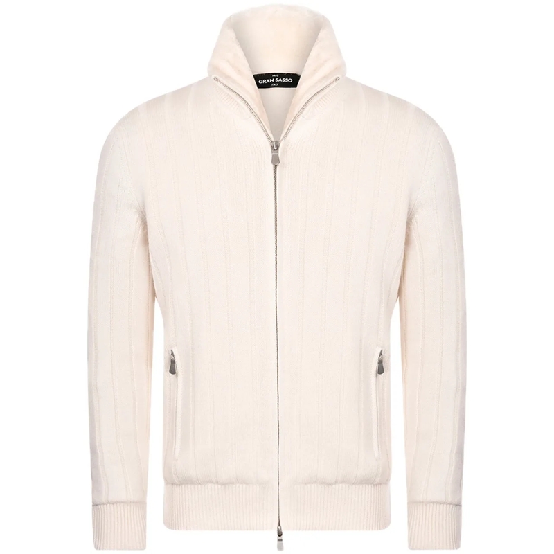 Gran Sasso Doudoune Vest jas ecru none