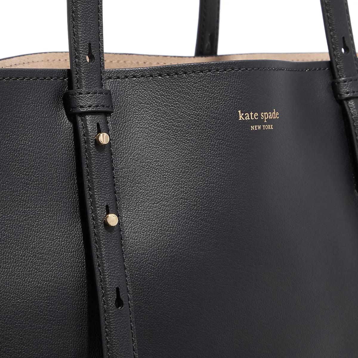 kate spade new york Shoppers & Totes Do It All Fine Grain Leather Large Tote in zwart