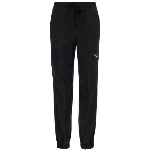 Semi Couture Cassie' Black Pants With Drawstring And Oversized  Black Hosen