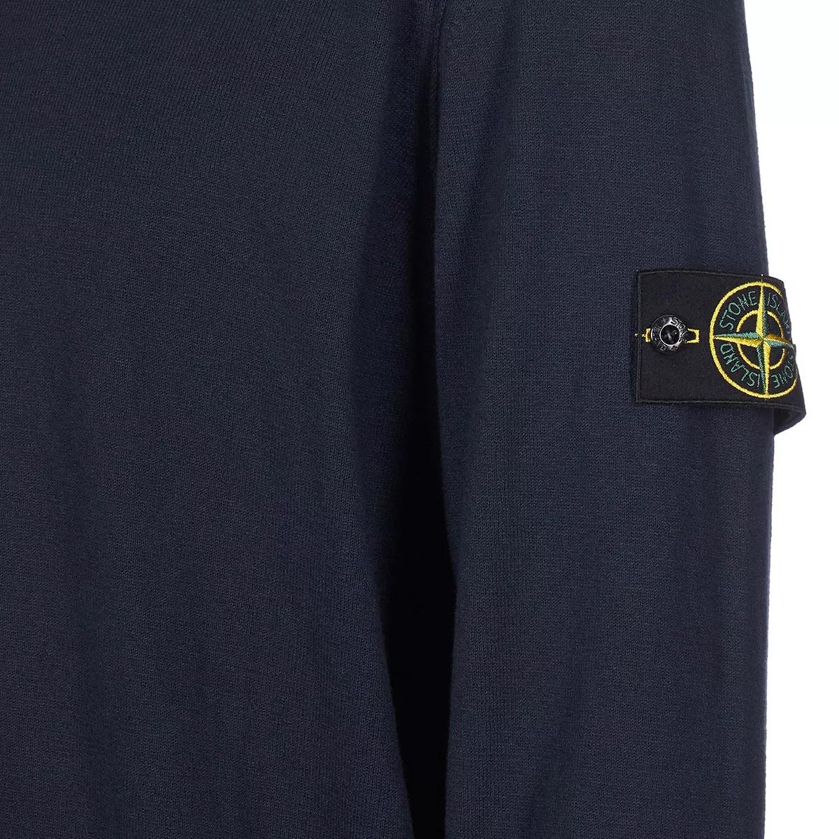 Stone Island V Neck Knit V0020 navy | Pullover