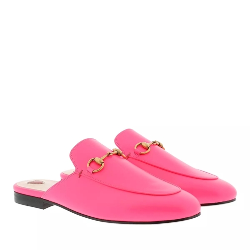 Gucci Princetown Slipper Leather Pink Fluo Slide