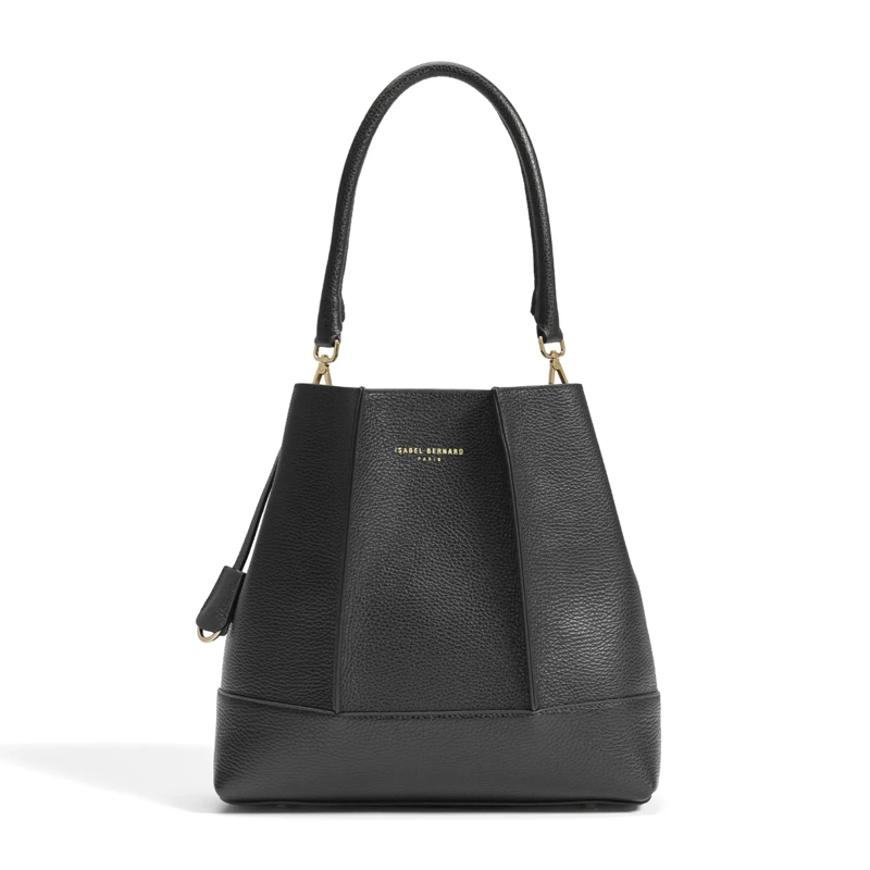 Isabel Bernard Sac reporter Femme Forte Macie Schultertasche Schwarz