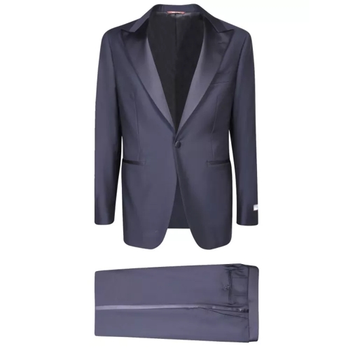 Canali Wool Suit Blue 