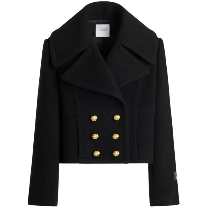 Patou Übergangsjacke Coats Black schwarz