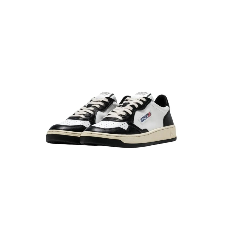 Autry International Lage-top sneaker Bicolor Low Sneakers With Padded Collar And Cushio Black