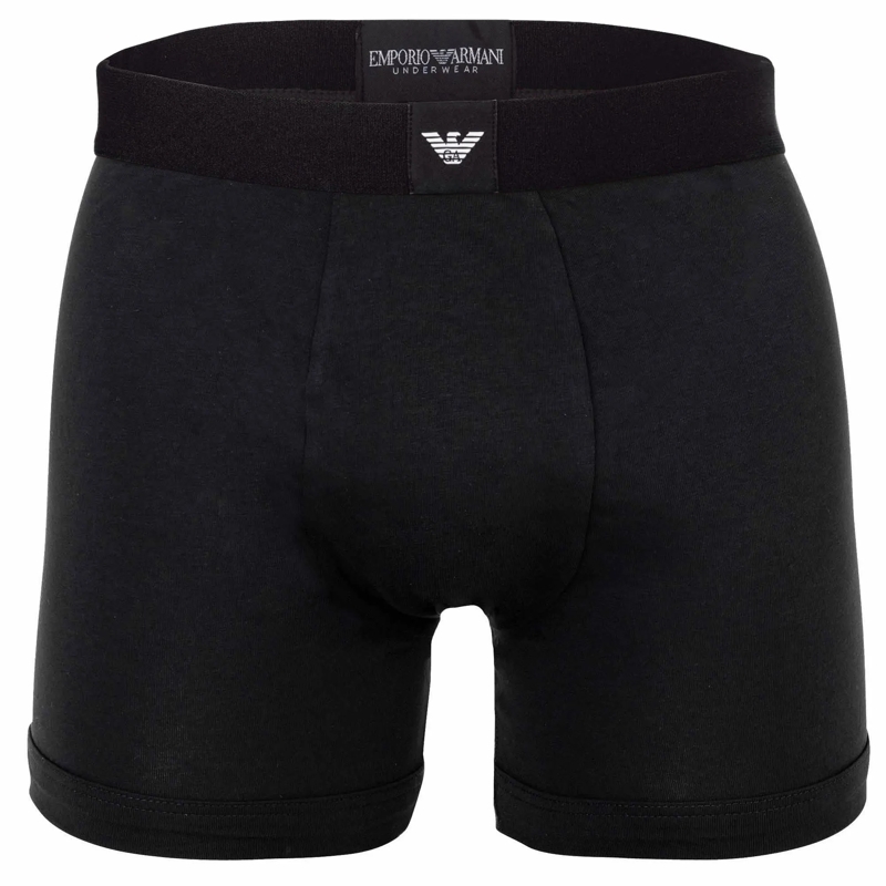 Emporio Armani  Drei lange Boxershorts von der Marke EMPORIO ARMAN schwarz(Image 2)