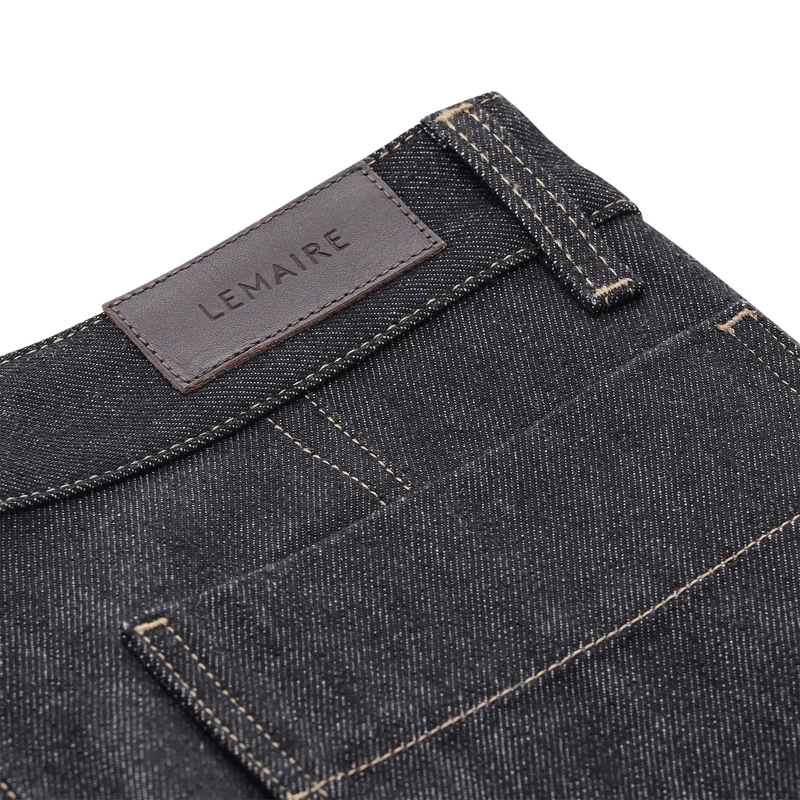 Lemaire Freizeithose Straight-Fit Jeans aus Baumwolle grau(Image 5)