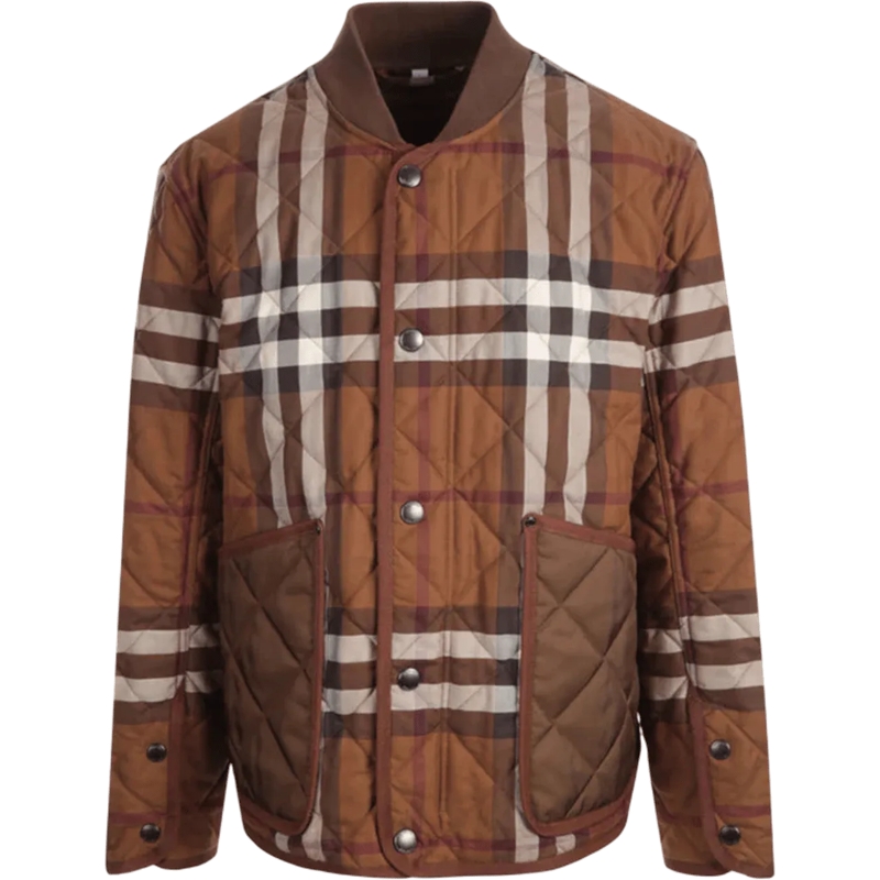 Burberry Daunenjacke Giacca imbottita a quadri braun