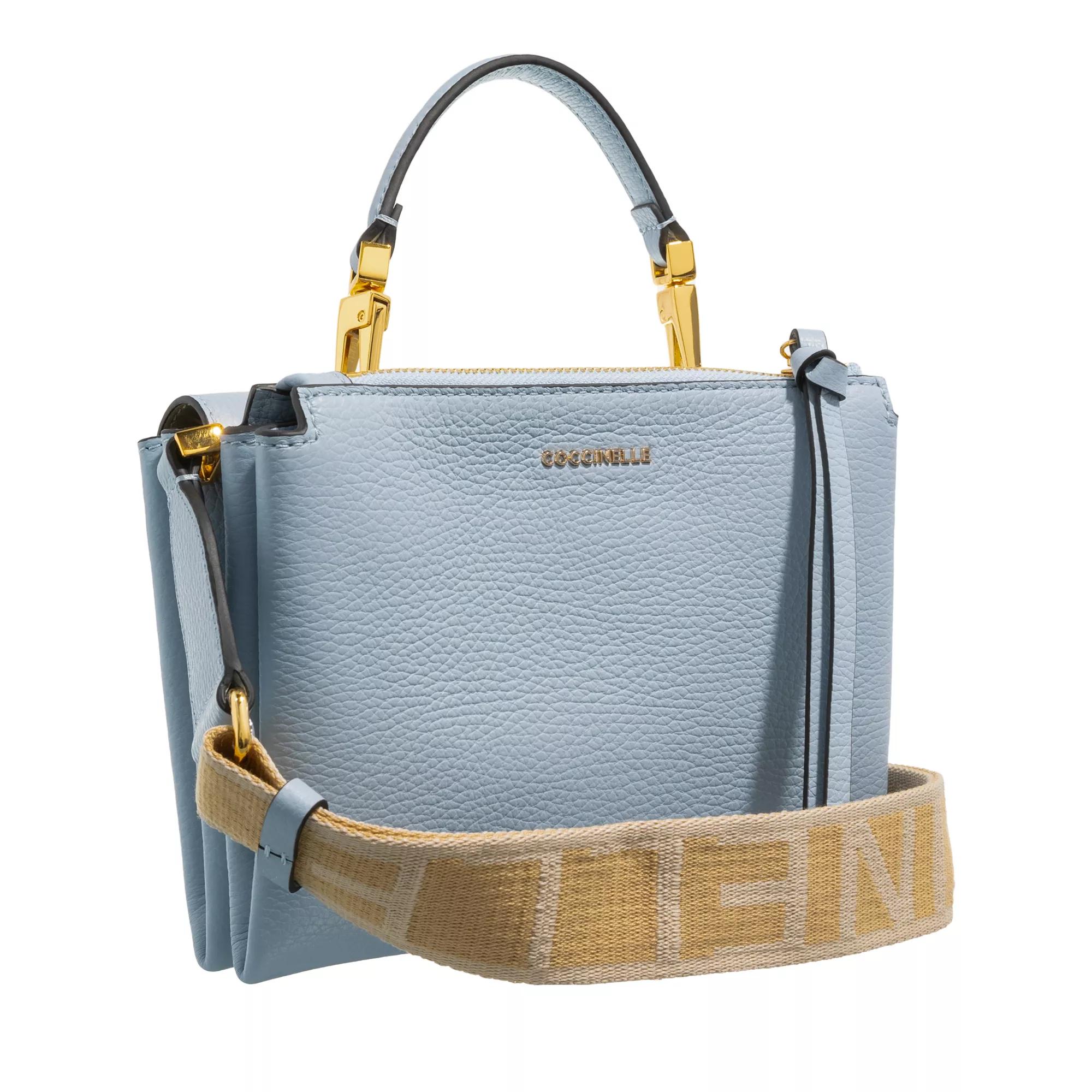 Coccinelle Satchels Arlettis Signature Handbag in blauw