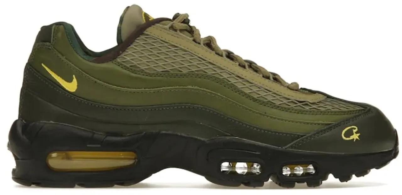 Nike Low-Top Sneaker - Nike Air Max 95 SP Corteiz Gutta Green - Gr. 38,5 (EU) - in Schwarz - für Herren