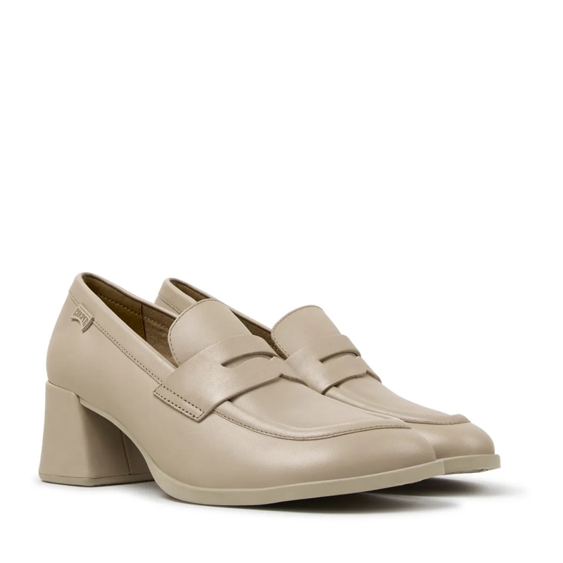 Camper Loafer Der neue feminine Absatzschuh für den Alltag ist i hellbeige(Image 2)