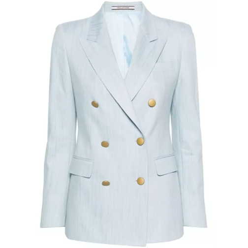 Tagliatore Double Breasted Blazer Blue 