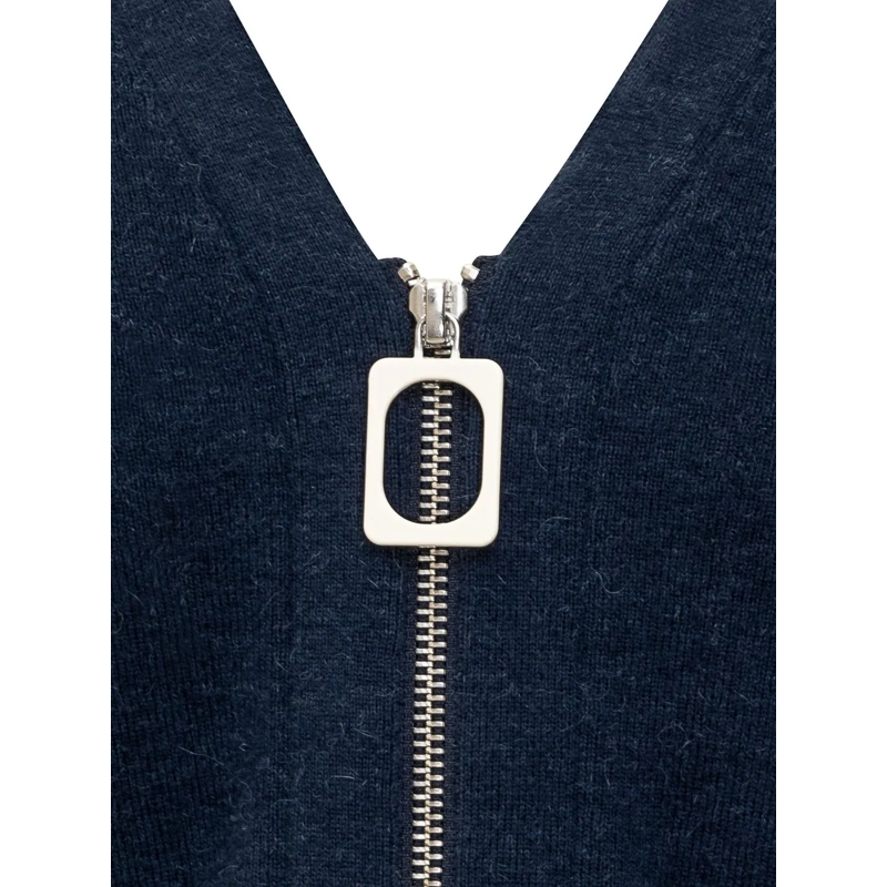 J.W.Anderson Weste Cardigan Zip Blu Navy J.W Anderson dunkelblau(Image 3)