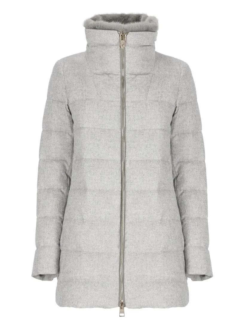 Herno - Quilted Down Jacket - Größe 44 - grau