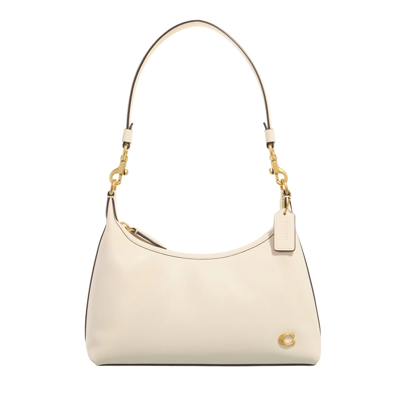 Coach Schultertasche Glovetanned Leather Juliet Shoulder Bag 25 Chalk