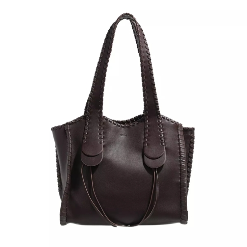 Chloé Mony Medium Shoulder Bag Dark Brown Shoppingväska