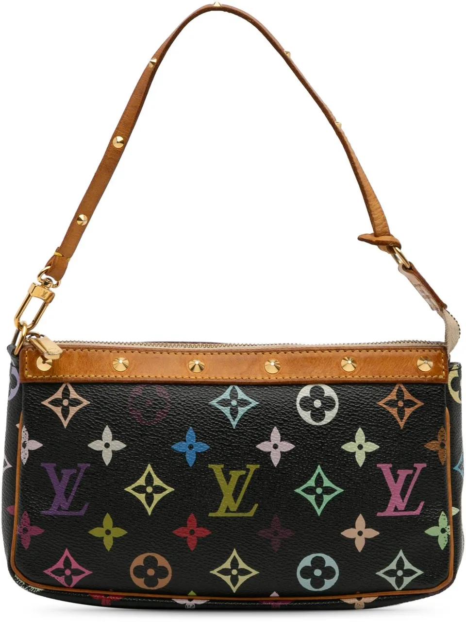 Louis Vuitton Hobo Bags - Monogram Multicolore Pochette Accessoires - Gr. unisize - in Schwarz - für Damen
