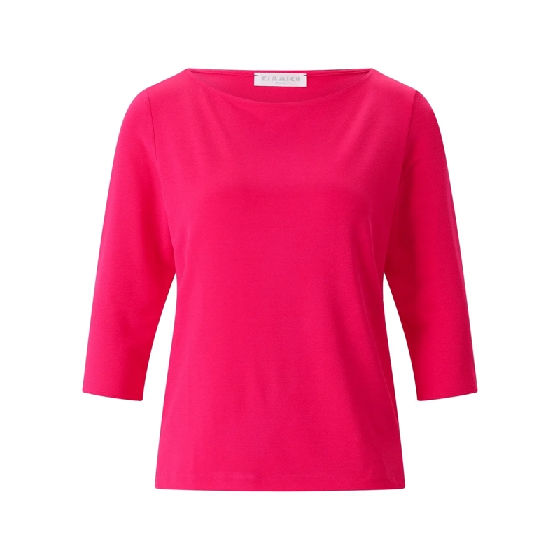 Kimmich Trikot T-shirt à manches 3/4 Shirt aus Viskose-Crêpe weiß(Image 5)