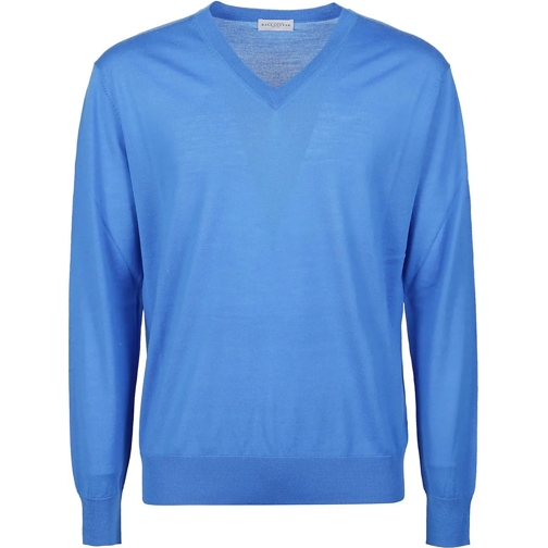 Ballantyne  Plain Sweater Blue blau