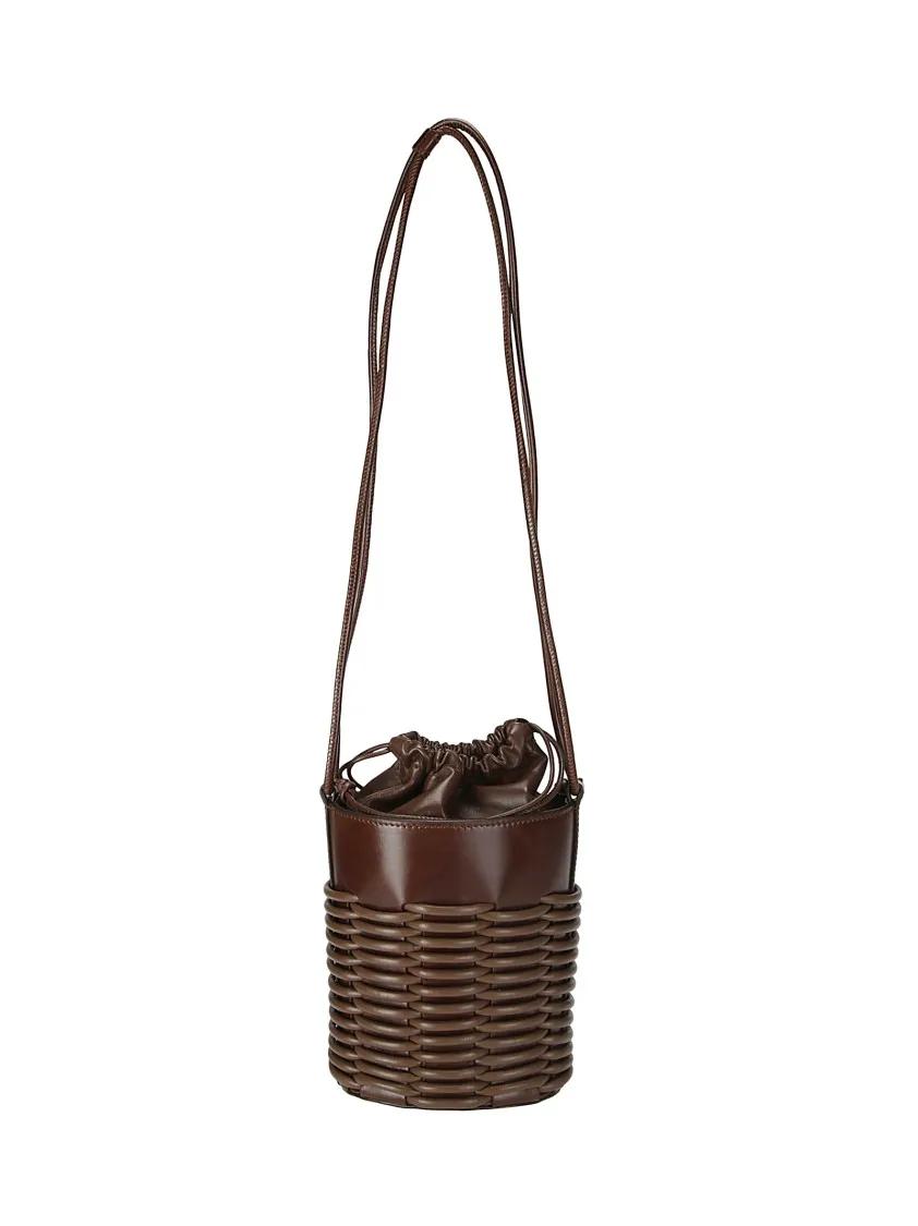 Hereu Bucket bags Woven Design Bucket Bag in bruin