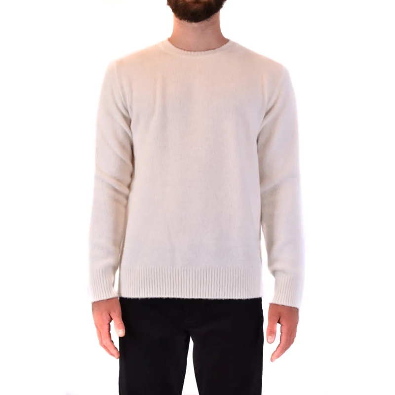 Dondup  Soft White Wool Sweatshirt White