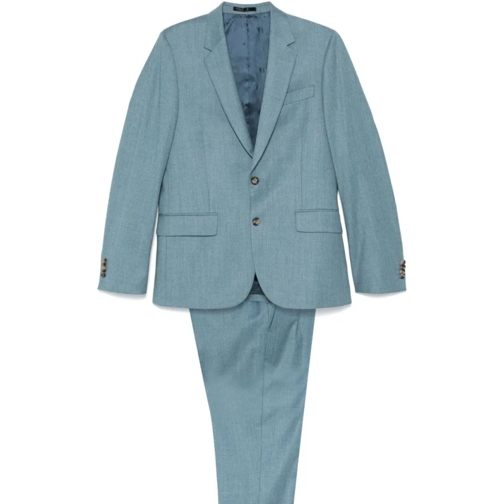 Paul Smith Anzugkombinationen Powder Blue Tailored Suit Blue