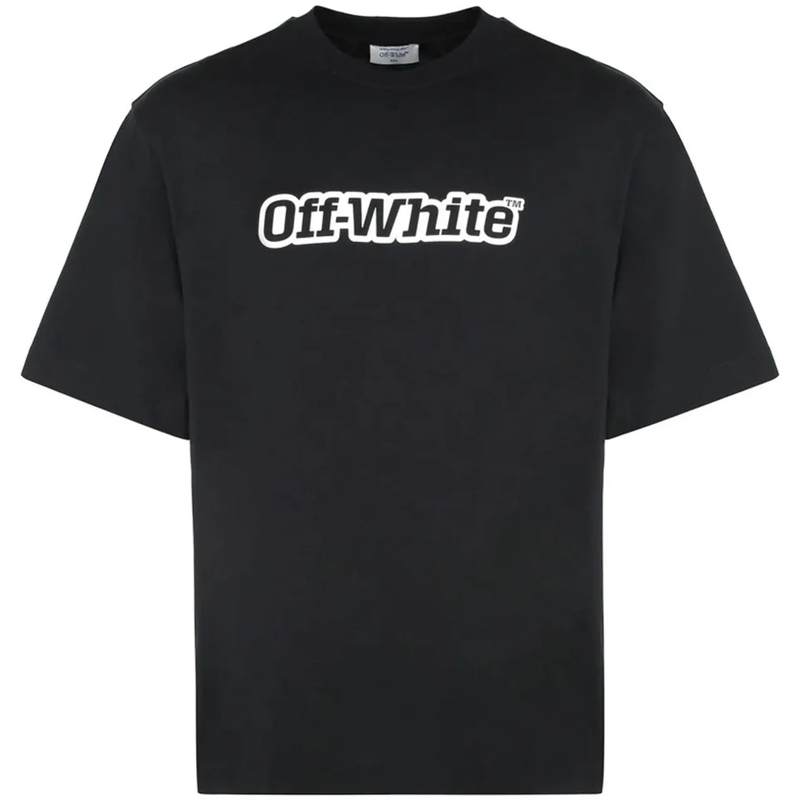 Off-White Legeres Oberteil Off-White Logo T-shirt schwarz