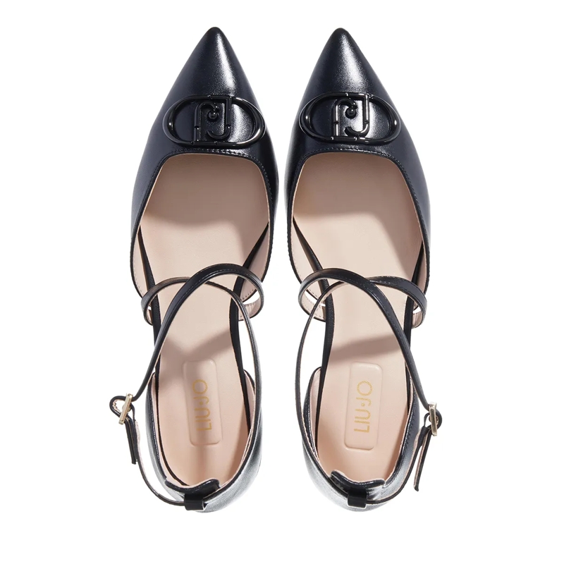 LIU JO Ballerinas Viola 19 Shiny Nappa Black(Image 6)