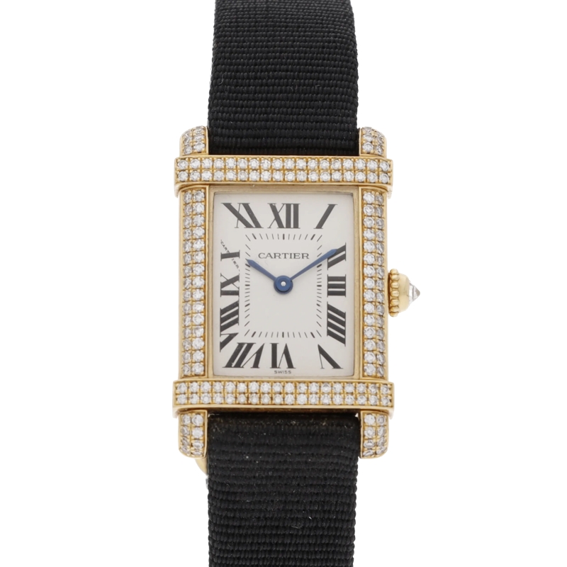 Cartier Automatikuhr Tank Beige