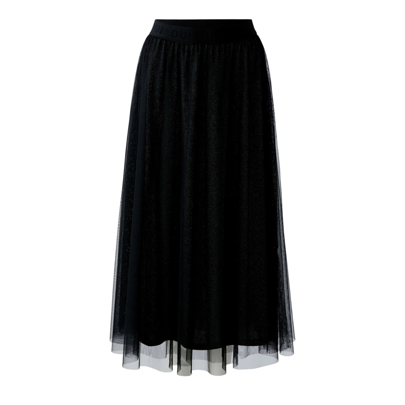 Oui Maxirock A-Linien-Rock schwarz