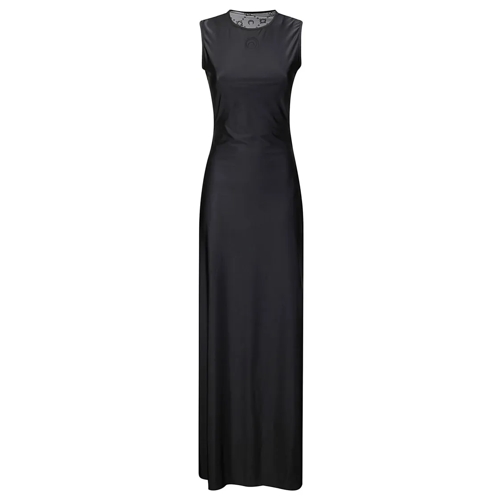 Marine Serre  Long Stretch Dress Black