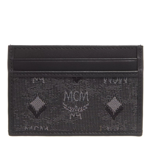 MCM Portuna Card Case Mini Dark Grey Kartenhalter