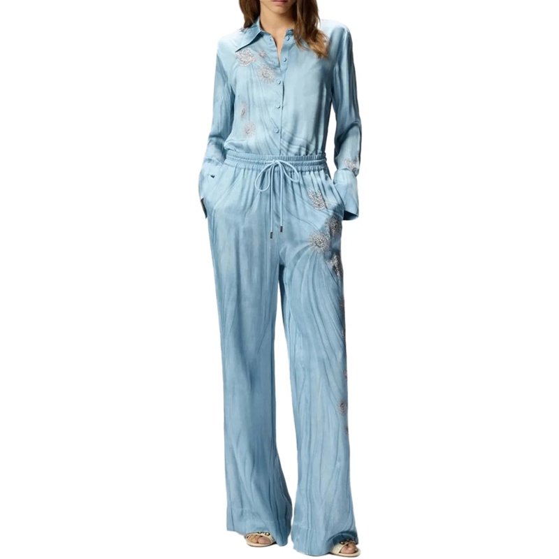 Pinko Pantalon Trousers Cyan blau(Image 4)