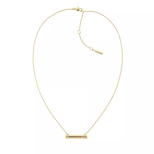 Calvin Klein Elongated Linear Necklace Gold Mittellange Halskette