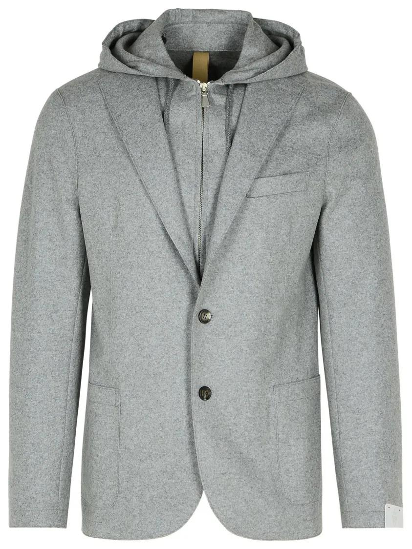 Eleventy - Grey Wool Blend Blazer - Größe 50 - grau