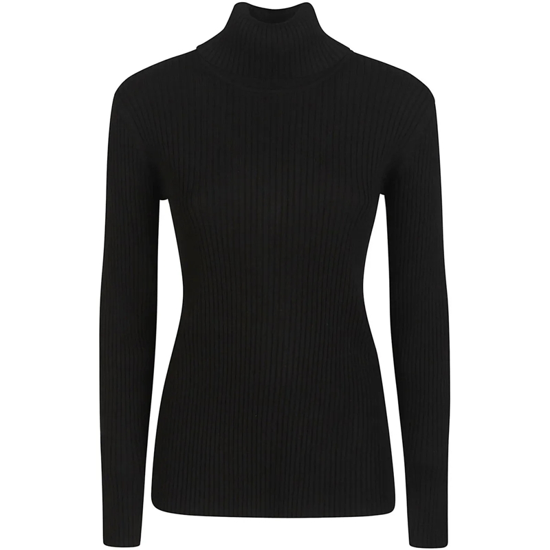 P.A.R.O.S.H.  Rilla Turtle Neck Sweater Black schwarz