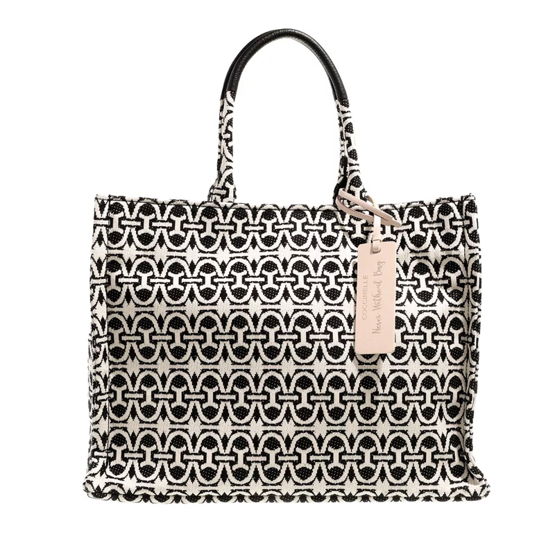 Coccinelle Sac à provisions Never Without Bag Monogra Multi Noir
