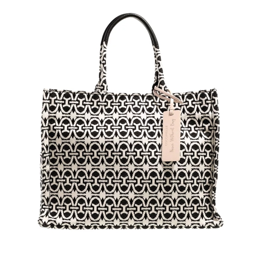 Coccinelle Never Without Bag Monogram Multi Noir Shopping Bag
